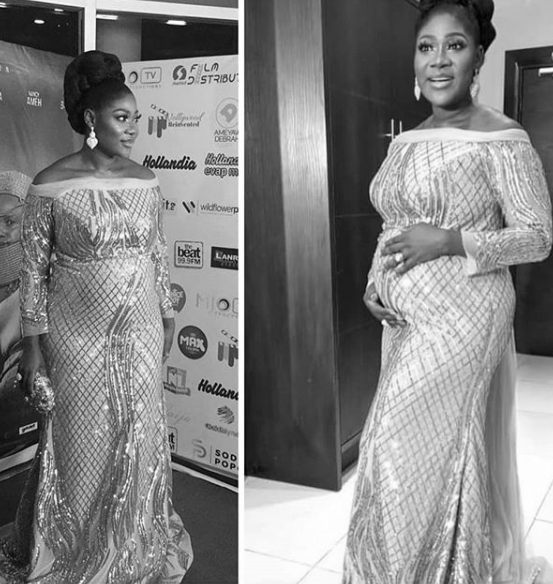 Mercy Johnson Steps Out for Her Movie Premiere The Legend of Inikpi Looking Beautiful With Her Pregnancy Bump (Photos) photo 0